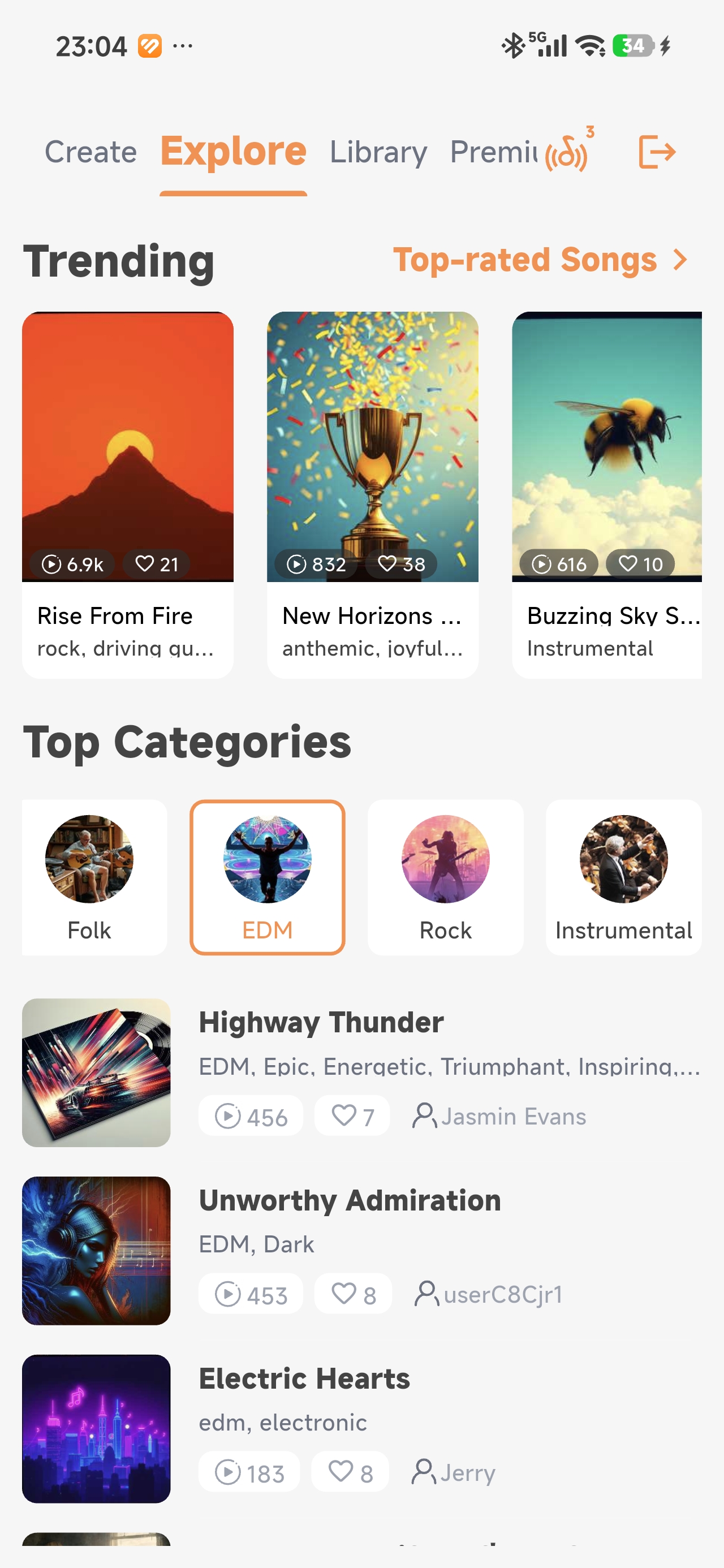 Explore music in Boean